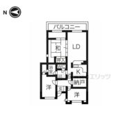 アーバンエース松井山手パルの間取り画像
