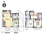 東鍵田82-7貸家の間取り画像