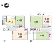 広野町大開91-18貸家の間取り画像