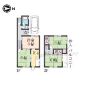 平川浜道裏8-10貸家の間取り画像