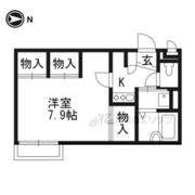 レオパレスディスポレールの間取り画像