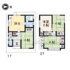 小倉町山際20-90貸家の間取り画像