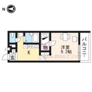 レオパレスエヌリバーの間取り画像