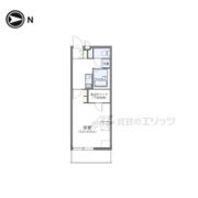レオパレスビューテラス草内の間取り画像
