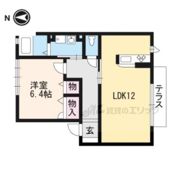 サンライズ城陽の間取り画像