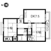 シャトヴェールA棟の間取り画像