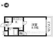 ヴァルワール伊勢田の間取り画像