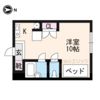 クレセント久津川の間取り画像