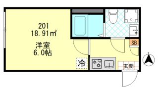 ムーンテラス多摩川の間取り画像