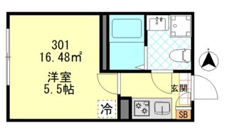 ムーンテラス多摩川の間取り画像