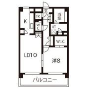 エルーデメイファ【ネット無料】【オール電化】の間取り画像