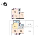 大安寺116-17貸家の間取り画像