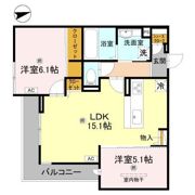 グランデール鳳の間取り画像
