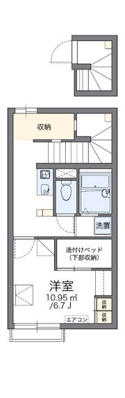レオパレスアヴェニール枇杷島の間取り画像