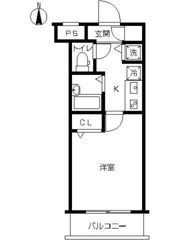スカイコート都立家政EASTの間取り画像