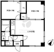 納戸町ハイデンスⅡの間取り画像
