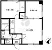 納戸町ハイデンスⅡの間取り画像