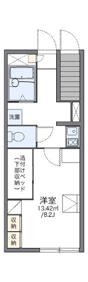 レオパレス平田の間取り画像