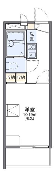 レオパレス西陵の間取り画像