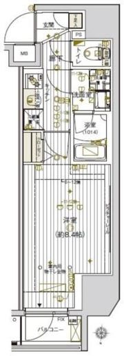 ヴァレッシア上野NorthCityの間取り画像