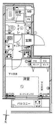 パークサイド亀戸の間取り画像