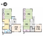新屋敷戸建の間取り画像