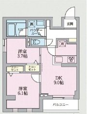 プレセダン千駄木の間取り画像
