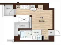 メインステージ大森北Ⅱの間取り画像