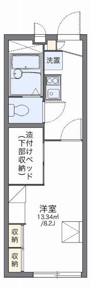 レオパレスサンフォレストⅡの間取り画像