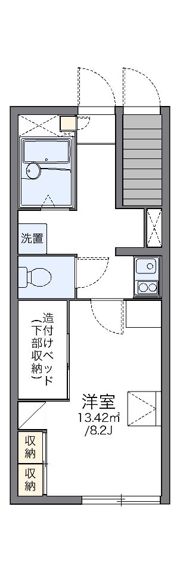 レオパレスヒラソルの間取り画像
