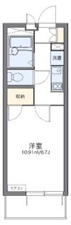 レオパレスハイビーノの間取り画像