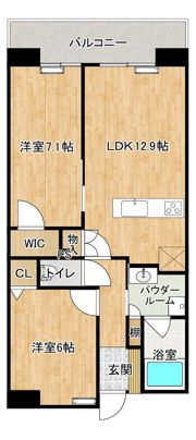 ランドアーク島瀬の間取り画像