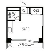 柴田マンションの間取り画像