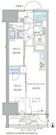 パークアクシス品川天王洲アイルの間取り画像