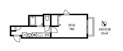 ハイネス中目黒の間取り画像