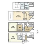 下目黒戸建の間取り画像
