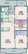 シャンポワールの間取り画像