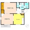 コーポ金子K棟の間取り画像