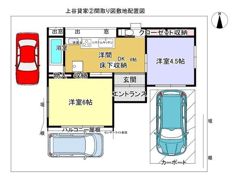 鴻巣市上谷貸家②の間取り画像
