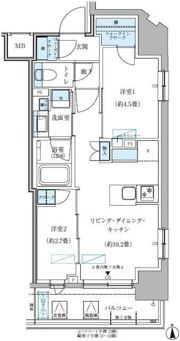 パークアクシス大森山王の間取り画像