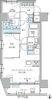 パークアクシス大森山王の間取り画像