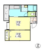 ハイツ花蓮の間取り画像