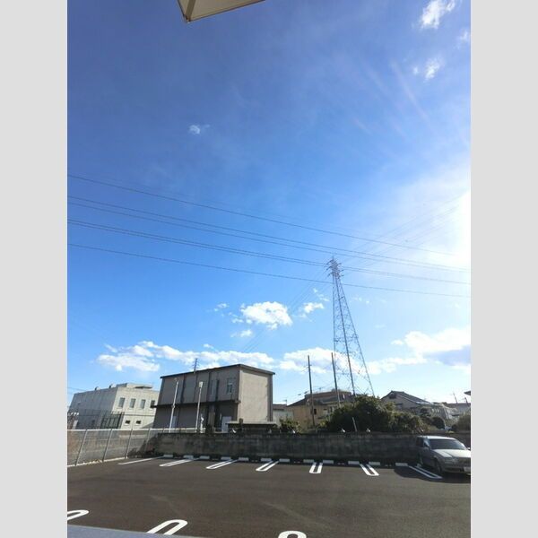 近くにベランダからの眺望です。あり