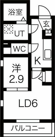 Cieluje中村日赤(シェルジェ中村日赤)の間取り画像