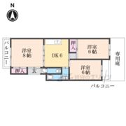 PALMIZIO瓢箪山の間取り画像