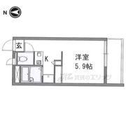 レオパレスタカラの間取り画像