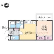 プロパティー高井田の間取り画像