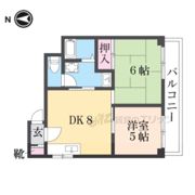 メゾンドール若江北の間取り画像
