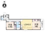 クリエオーレ菱屋東の間取り画像