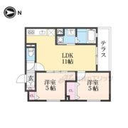 ラモーナ諸福Ⅲの間取り画像